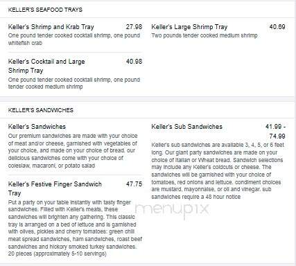 Keller's Farm Stores - Albuquerque, NM menu_pic