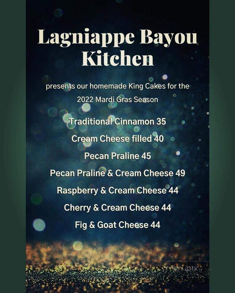 Lagniappe Bayou Kitchen - Goodlettsville, TN menu_pic