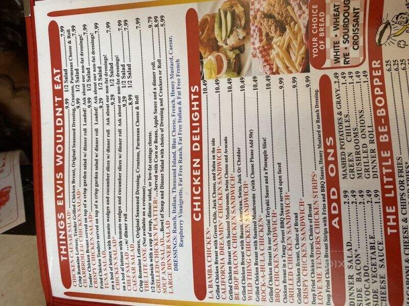 Little Anthony's Diner - Tucson, AZ menu_pic