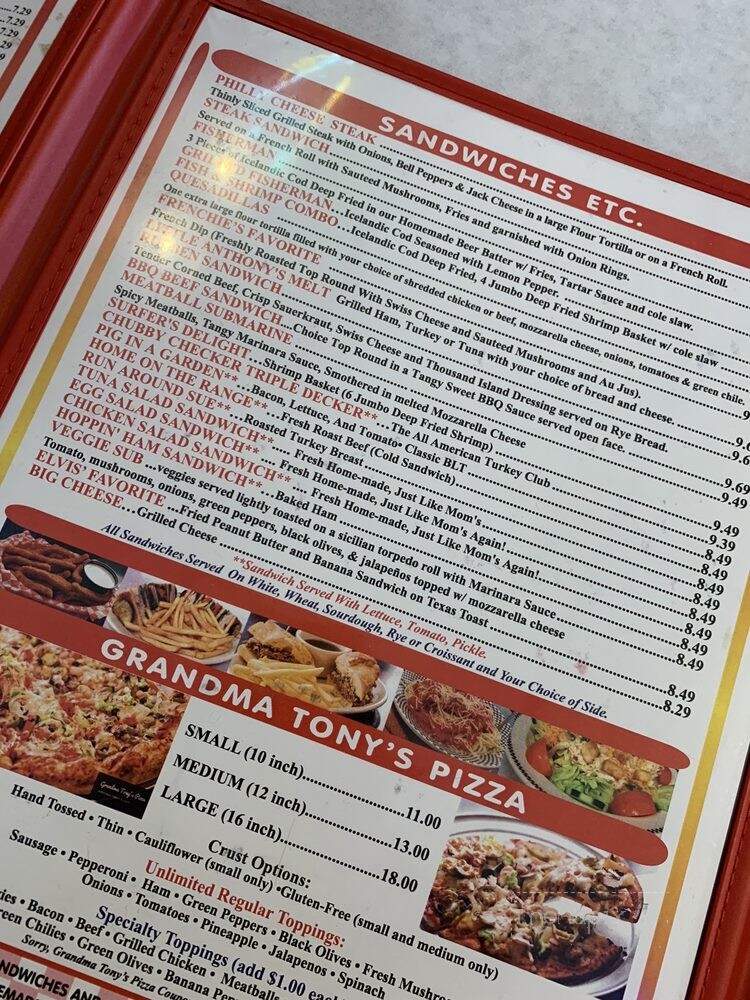 Little Anthony's Diner - Tucson, AZ menu_pic