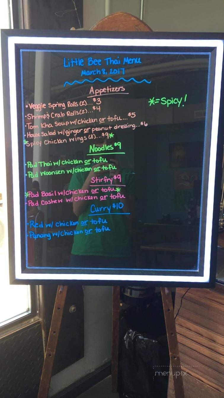 Little Bee Thai - Asheville, NC menu_pic