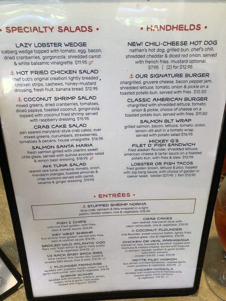 The Lazy Lobster of Longboat Key - Longboat Key, FL menu_pic