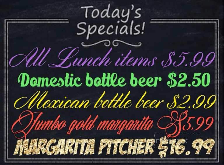 El Pueblito Mexican Cuisine - Uhrichsville, OH menu_pic