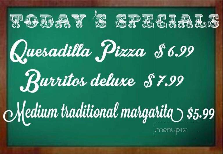 El Pueblito Mexican Cuisine - Uhrichsville, OH menu_pic