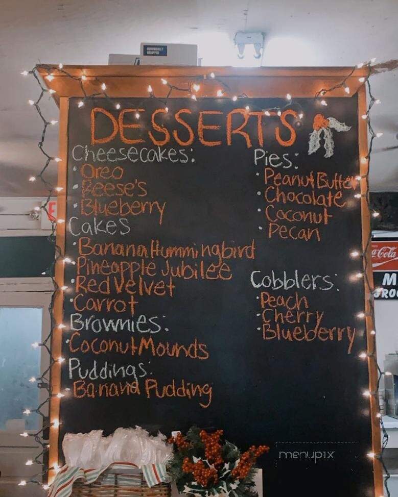 Miller's Grocery - Christiana, TN menu_pic