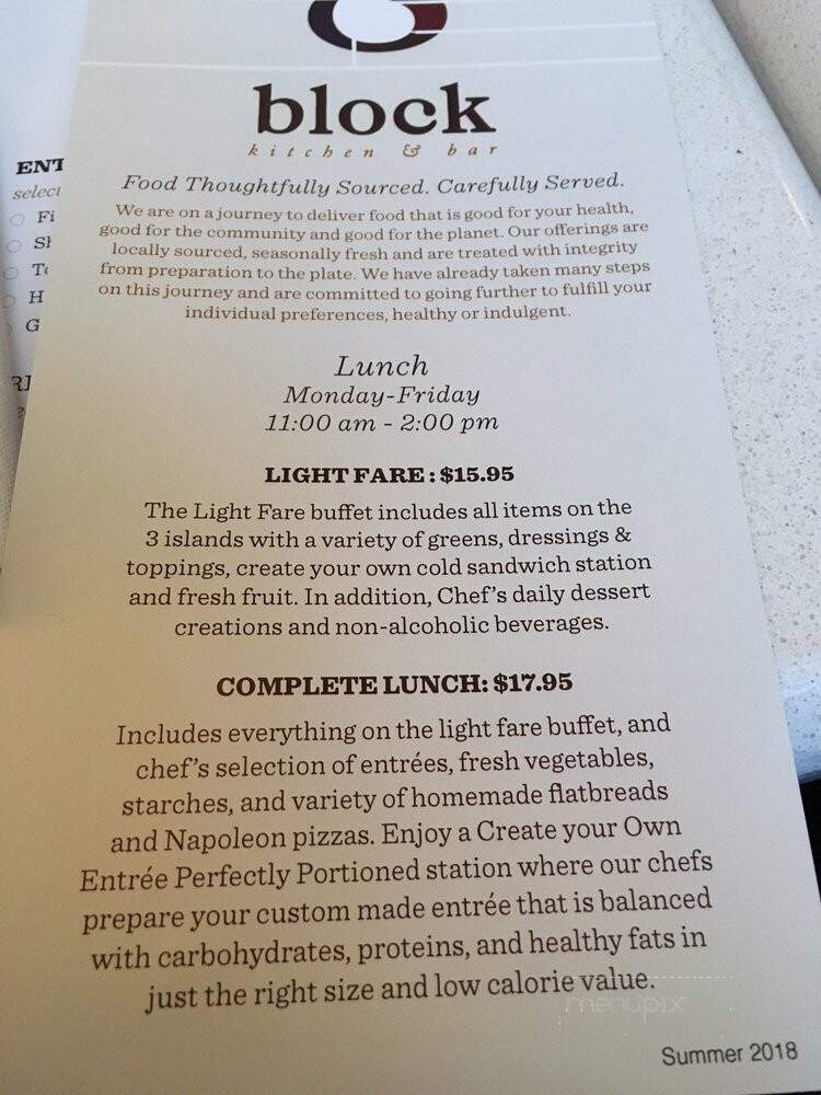 8 Block Kitchen & Bar - New Orleans, LA menu_pic