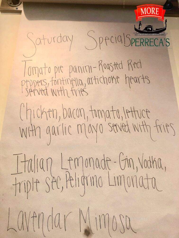 Perreca's Bakery - Schenectady, NY menu_pic
