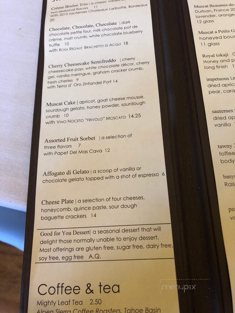 Taste Restaurant - Plymouth, CA menu_pic