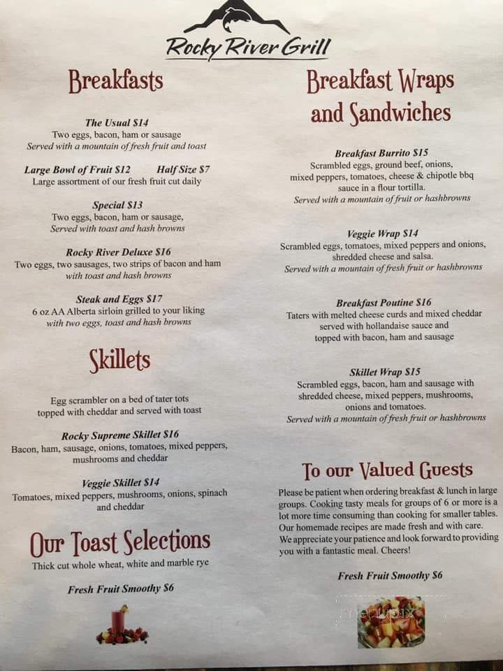 Rocky River Bar and Grill - Invermere, BC