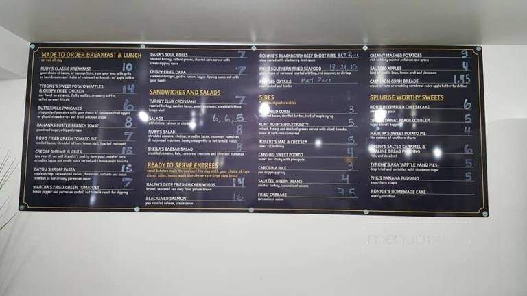 Ruby's Southern Comfort Kitchen - Bowie, MD menu_pic