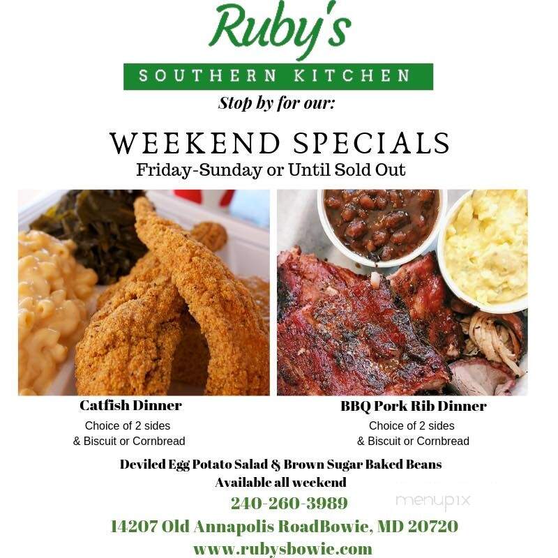 Ruby's Southern Comfort Kitchen - Bowie, MD