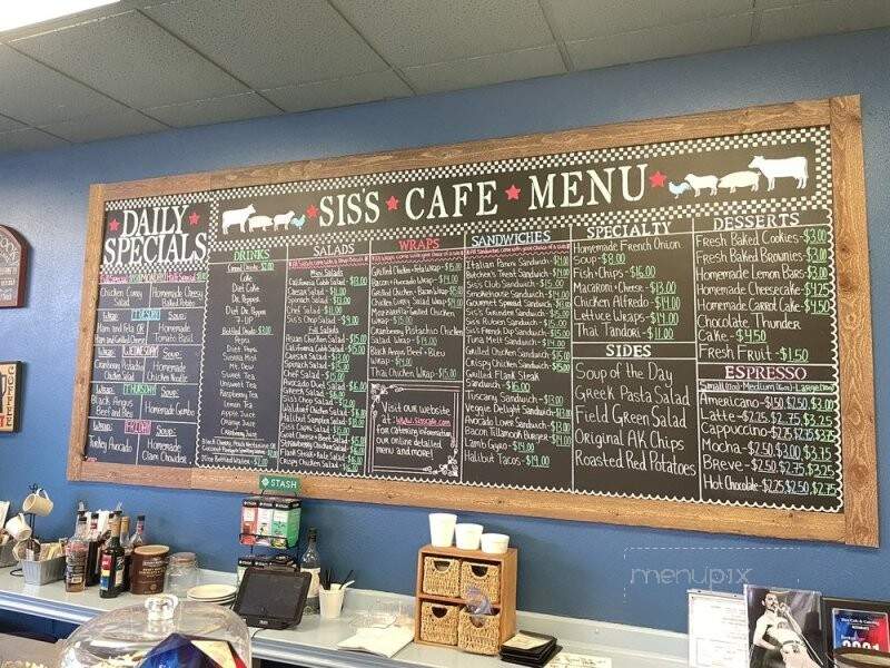 Sis's Cafe - Anchorage, AK menu_pic