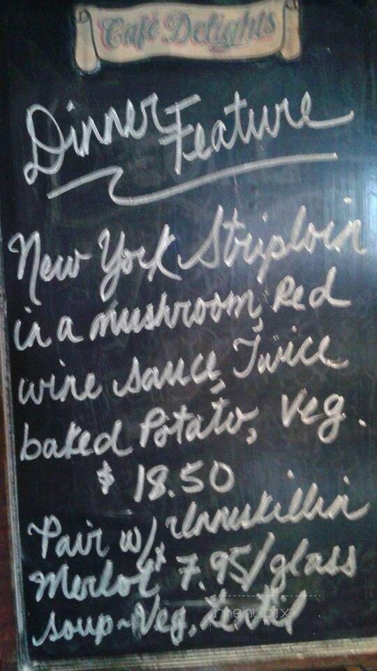 Spitfire Bar & Grill - Sidney, BC menu_pic
