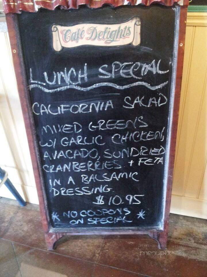 Spitfire Bar & Grill - Sidney, BC menu_pic
