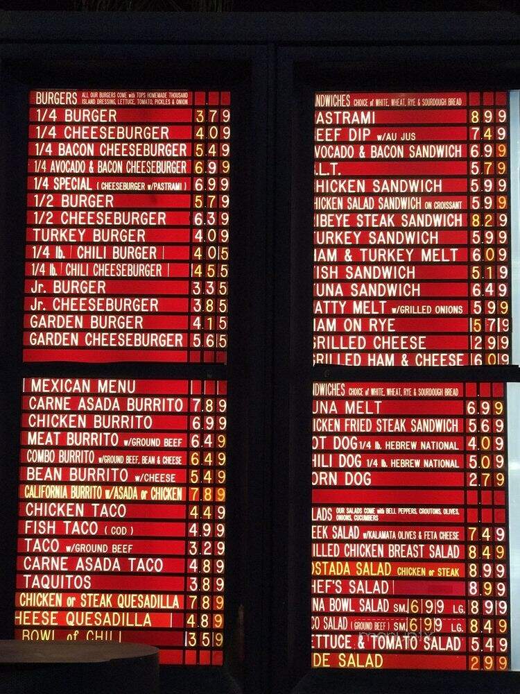 T Burgers - Monrovia, CA menu_pic