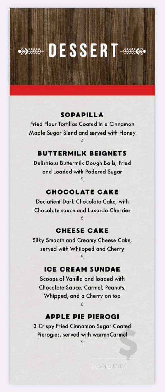 Teschner's Tavern - Richfield, OH menu_pic