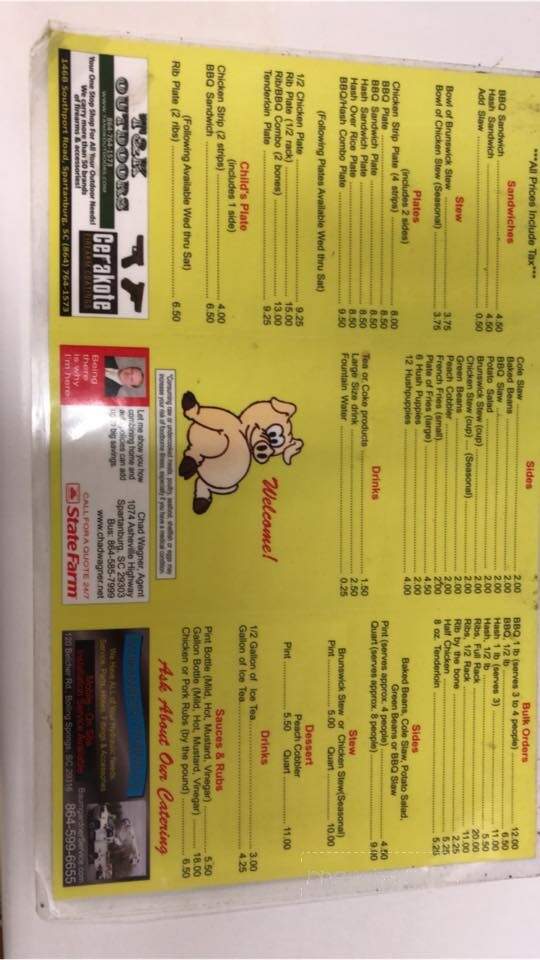 Pig Out BBQ - Drayton, SC