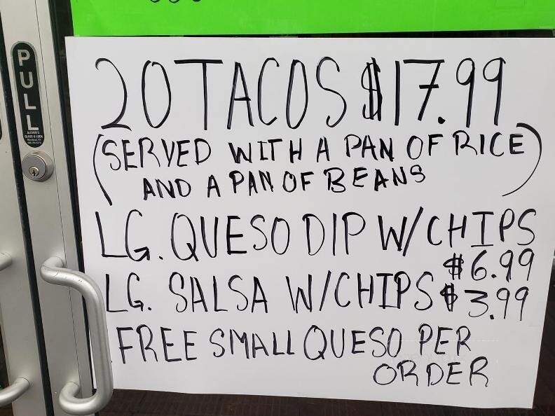 Tres Hermanos Nunez - Olive Hill, KY menu_pic