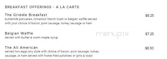 Mahogany's at the Crowne Plaza - Knoxville, TN menu_pic