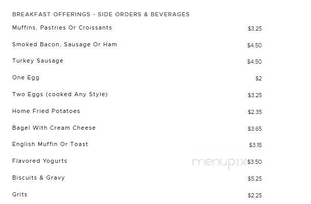 Mahogany's at the Crowne Plaza - Knoxville, TN menu_pic