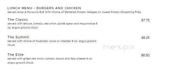 Mahogany's at the Crowne Plaza - Knoxville, TN menu_pic