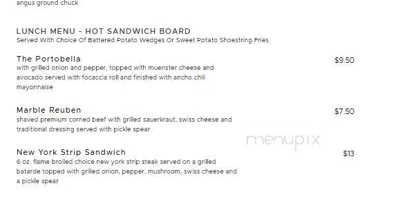 Mahogany's at the Crowne Plaza - Knoxville, TN menu_pic