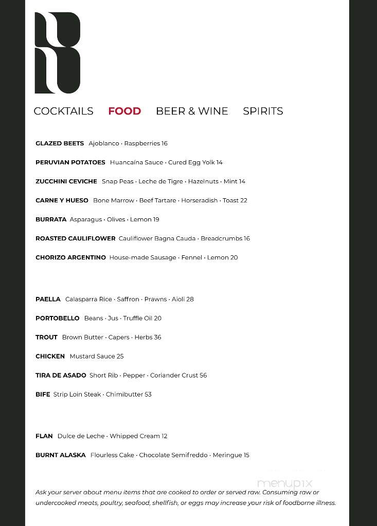 Barda - Detroit, MI menu_pic