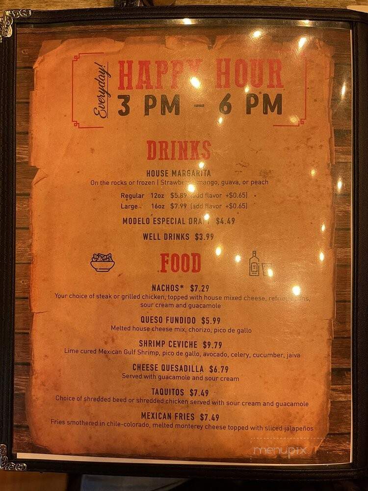 Cheecho's Fajitas - Las Vegas, NV menu_pic