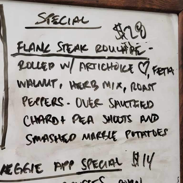 Reds' Bistro - Loomis, CA menu_pic