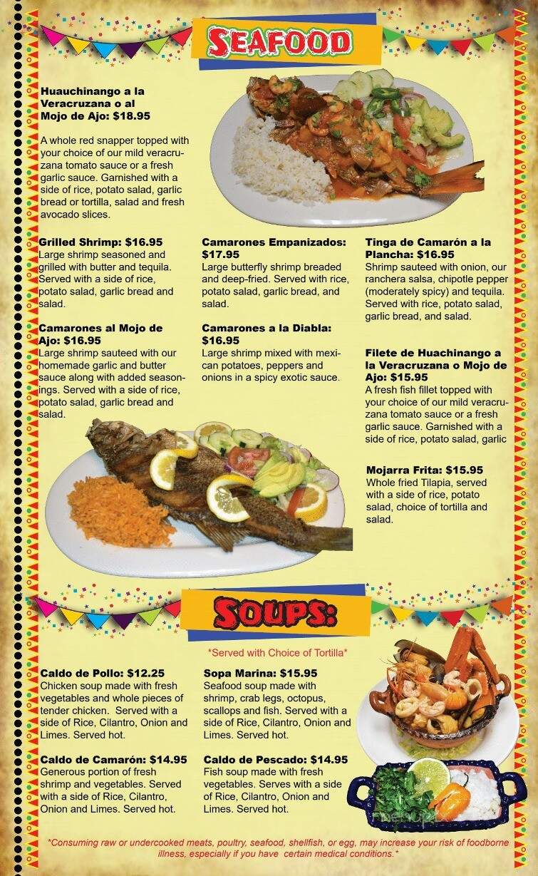 Fiesta Las Margaritas - Watertown, WI menu_pic
