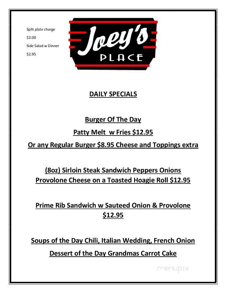Joey's Place Restaurant - Tonawanda, NY