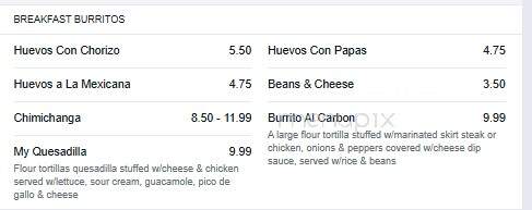 Ticos Mex Mex - Chaumont, NY menu_pic