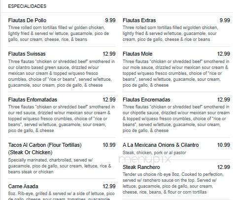 Ticos Mex Mex - Chaumont, NY menu_pic