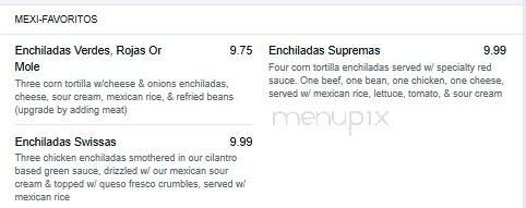 Ticos Mex Mex - Chaumont, NY menu_pic