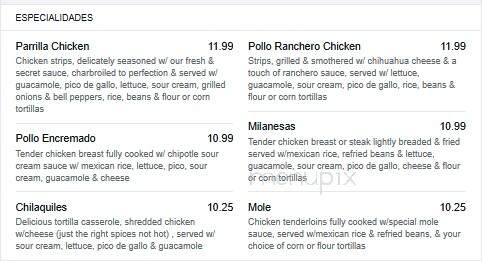 Ticos Mex Mex - Chaumont, NY menu_pic