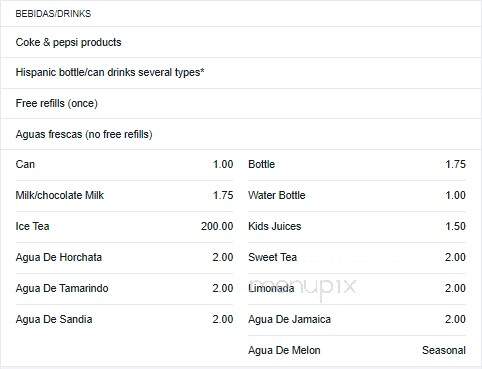 Ticos Mex Mex - Chaumont, NY menu_pic
