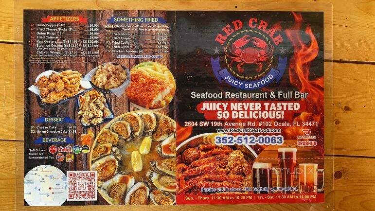Red Crab Juicy Seafood - Ocala, FL menu_pic