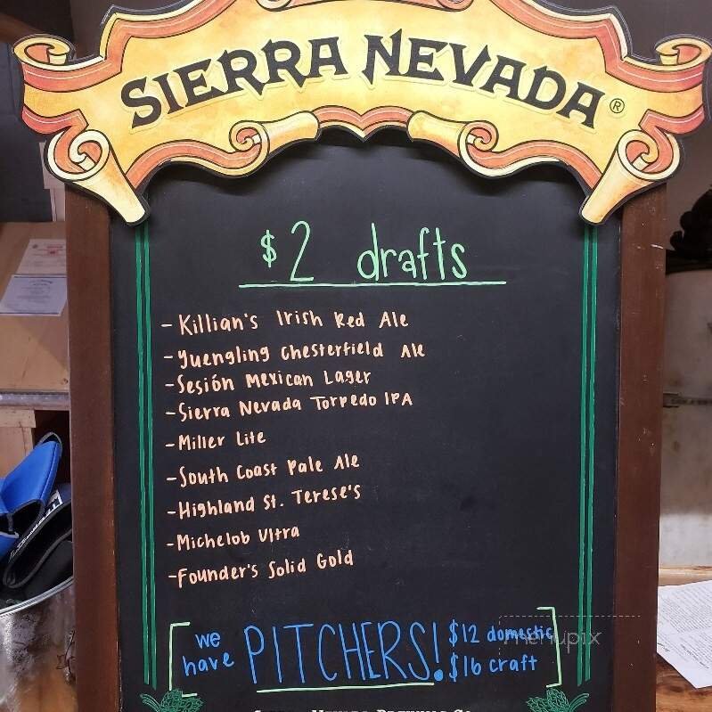 South Coast Pizza - Knoxville, TN menu_pic