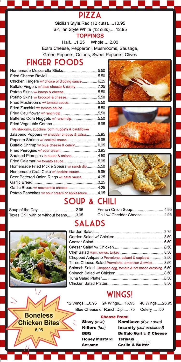 Bobby-O's Fun Family Restaurant - Dupont, PA menu_pic