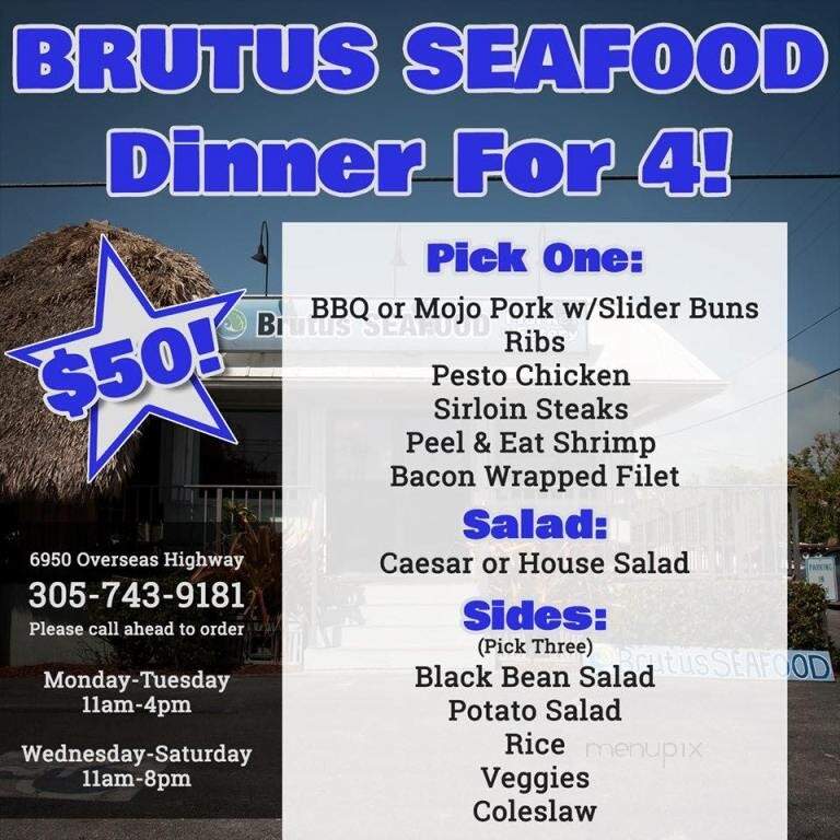 Brutus Seafood Market & Eatery - Marathon, FL