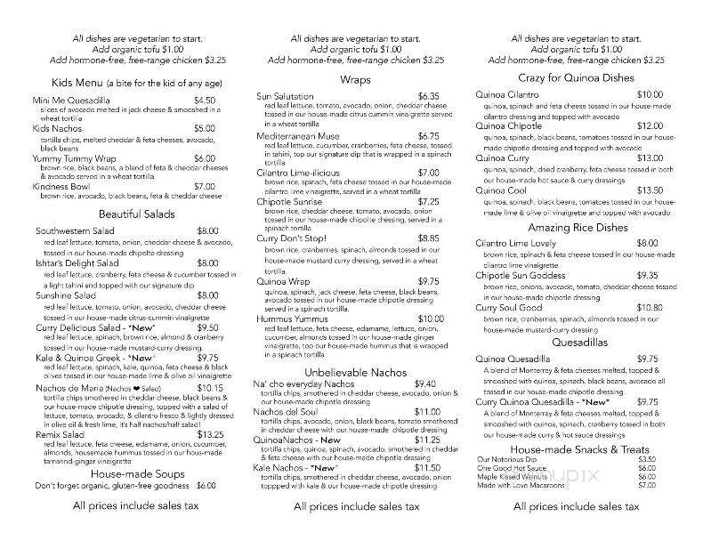 Cafe Del Soul - New Smyrna Beach, FL menu_pic