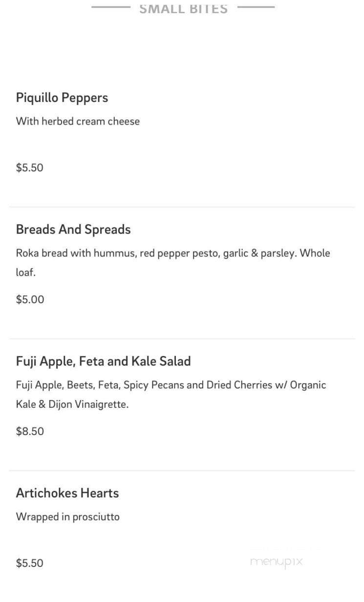 Cafe Roka - Bisbee, AZ menu_pic