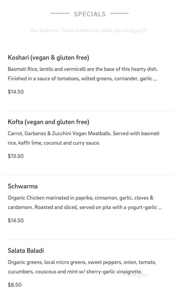 Cafe Roka - Bisbee, AZ menu_pic
