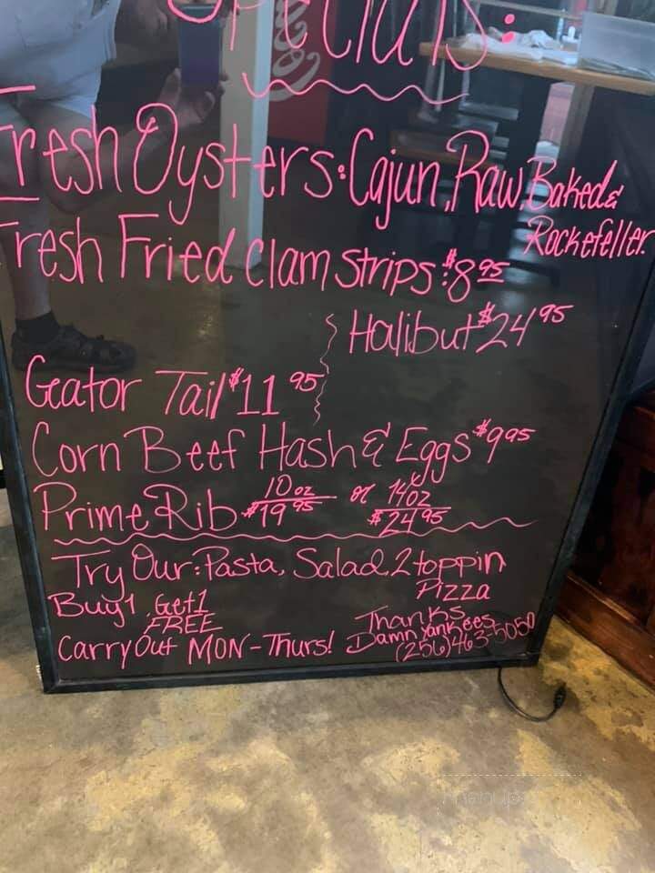 Damn Yankees - Heflin, AL menu_pic