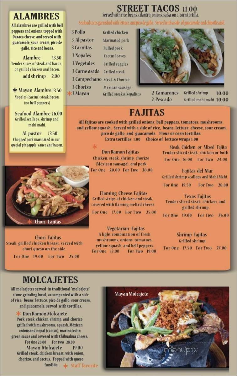 Don Ramon Mexican Restaurant - West Bend, WI menu_pic
