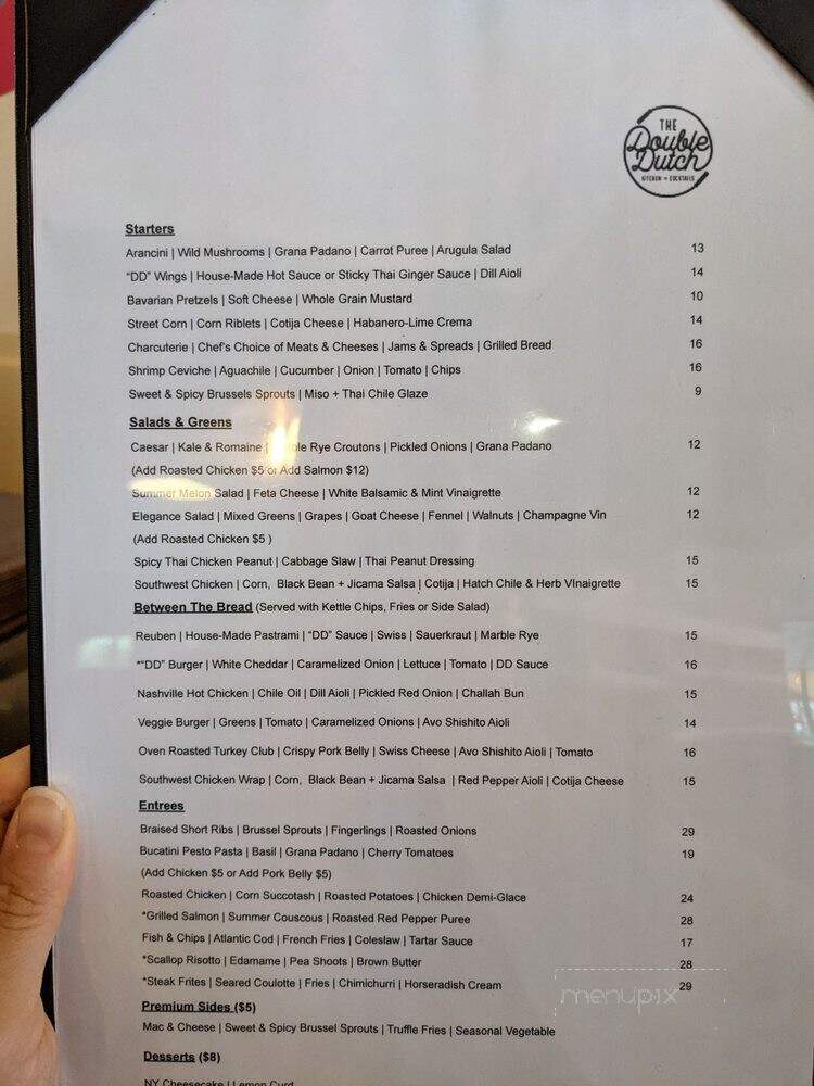The Double Dutch Kitchen & Cocktails - Chandler, AZ menu_pic