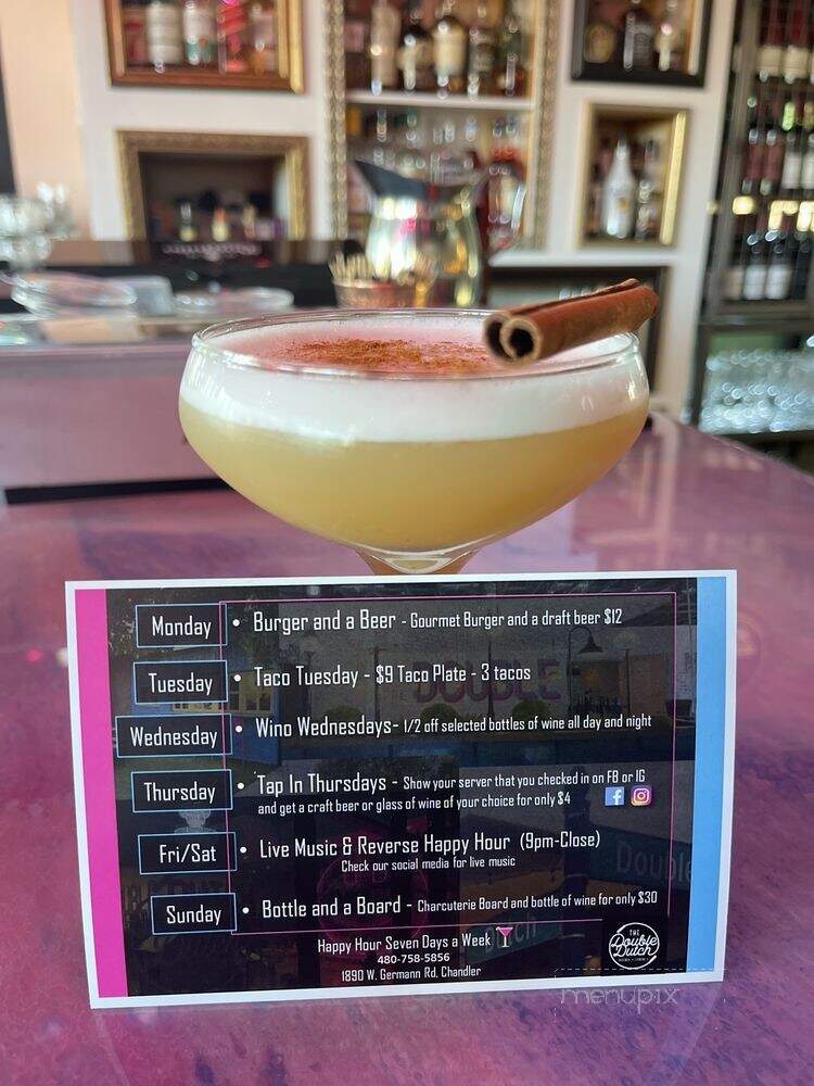 The Double Dutch Kitchen & Cocktails - Chandler, AZ menu_pic