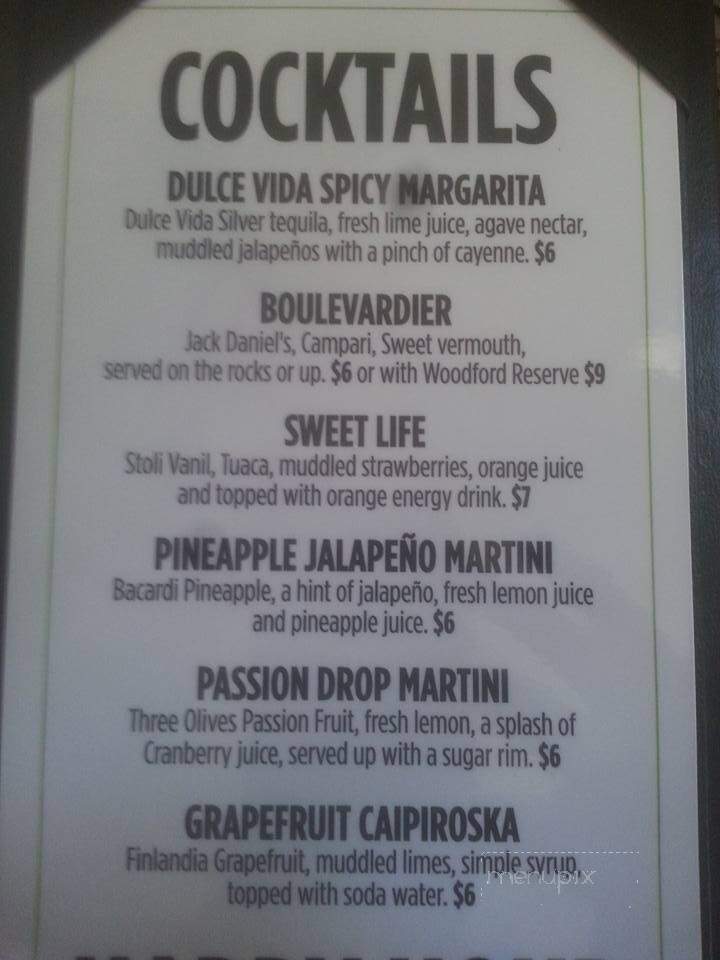 Dulce Vida - Denver, CO menu_pic