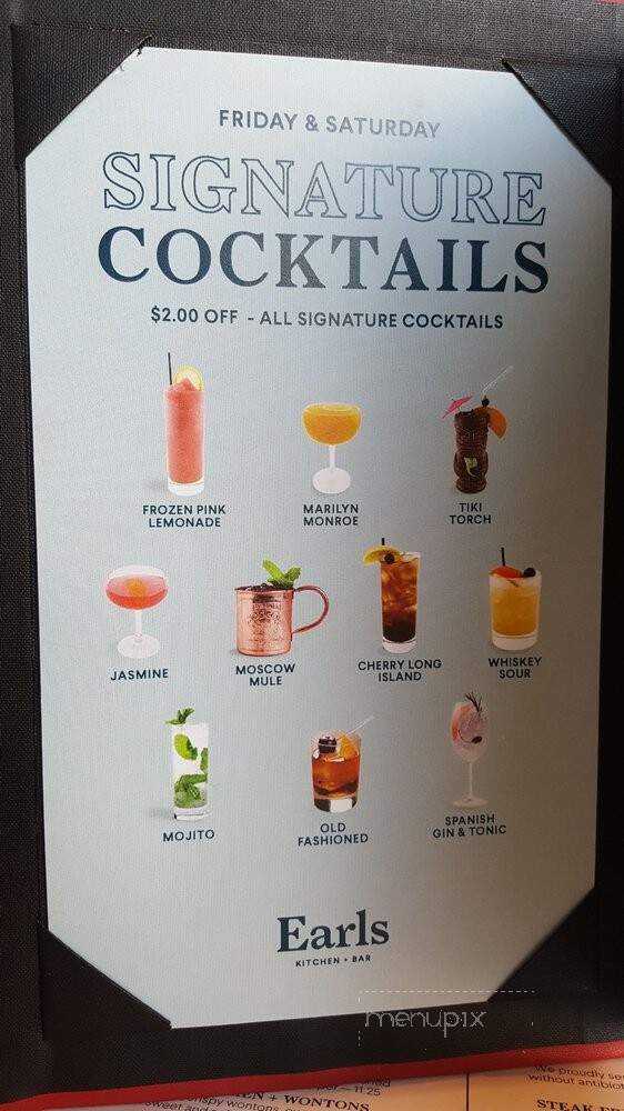 Earl's - Saint Albert, AB menu_pic