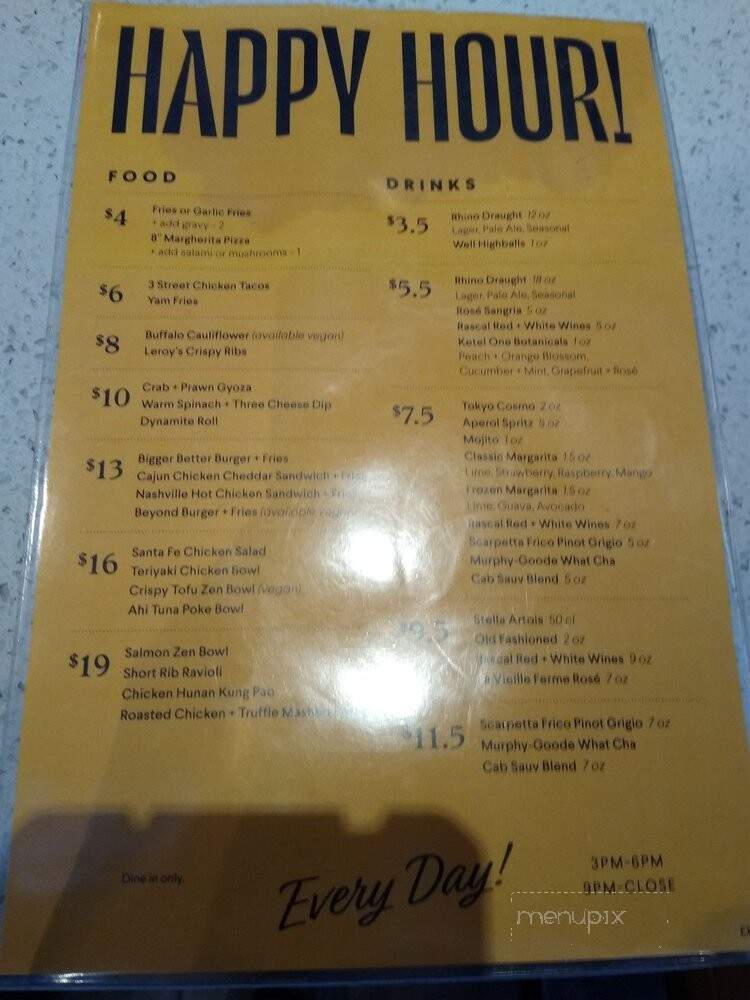 Earl's - Saint Albert, AB menu_pic
